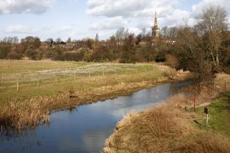 A view of Kingsthorpe Meadow