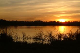 Sunset over Pitsford