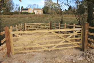 Wansford Pasture new gates by Aidan Matthews