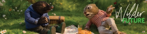 Ratty and mole having a picnic - Wilder Future