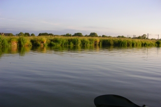 An evening paddle on the river Cam by Sarah Osborn