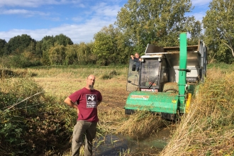 Aidan Matthews and John Kerr (NE) at Woodston Ponds by Justin Tilley