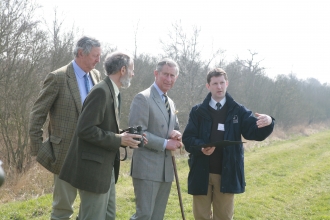 HRH Prince Charles visit Great Fen 2007