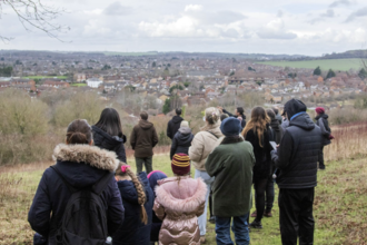 Bradgers Hill  view over Luton by Holly Wilkinson