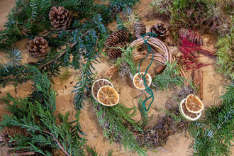 Wreath making by Holly Wilkinson