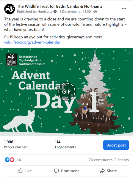 Our Social Highlights - Advent Calendar