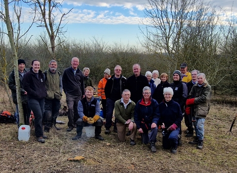 Strawberry Hill volunteers